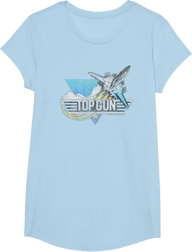 Vista 15 de Top Gun Illustrated F-14 Triangle Art Camiseta, Azul / Patchwork, S Azul Marino