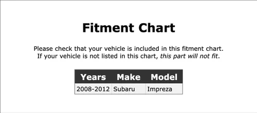 Vista 2 de Limpiaparabrisas delantero izquierdo y lado del conductor compatible con Subaru Impreza 2008 2009 2010 2011 2012 PC-56443