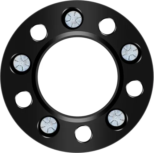 Vista 7 de ECCPP espaciadores de ruedas negros de 1.5" para tornillos 5x4.5 para Jeep (4 unidades), 71003