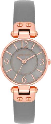 Vista 11 de Anne Klein Reloj con correa de cuero para mujer