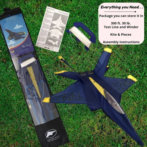Vista 5 de Premier Kites Plano Ángel Azul 3D