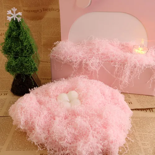 Vista 15 de El musgo verde artificial se utiliza para pavimento en maceta, relleno de jarrones, decoración de mesa de boda, pecera de cristal, paisaje