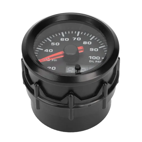 Vista 3 de Kit de medidor de presión de aceite,Medidor de presión de aceite eléctrico y remitente,Productos del sistema eléctrico automotriz,2In 52Mm Medidor