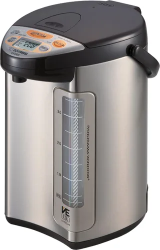 Vista 2 de Zojirushi 586361-CV-DCC40XT America Corporation Ve - Caldera de agua híbrida y calentador, 4 litros, marrón oscuro inoxidable y sistema