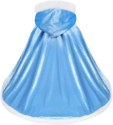 Vista 3 de visofayo Disfraz de capa para niñas con capas de princesa