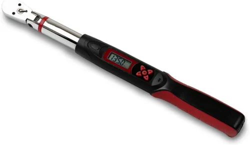 Vista 10 de Llave dinamométrica digital de 1/2 pulgada Tapha Tools, rango de torque 7.4-147.5 ft-lb (10-200 N-m), precisión ±2%, notificación LED y timbre