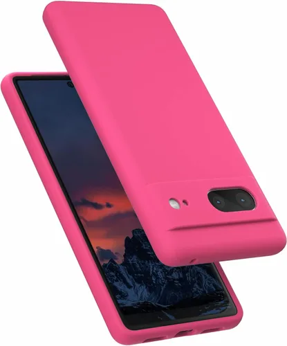 Vista 7 de Diseñada para Pixel 7, funda de gel de silicona líquida a prueba de golpes, cojín de forro de tela de microfibra suave compatible con Pixel7 de 6.3