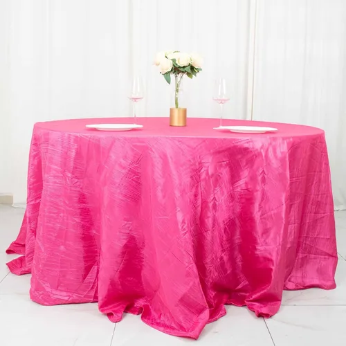 Vista 61 de Tableclothsfactory Mantel rectangular de tafetán arrugado de acordeón azul polvoriento, de 60 x 102 pulgadas, perfecto para ceremonias de boda