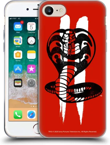 Vista 115 de Head Case Designs Funda de gel suave con licencia oficial de Cobra Kai Gold Medal Graphics compatible con Apple iPhone 7 Plus/iPhone 8 Plus