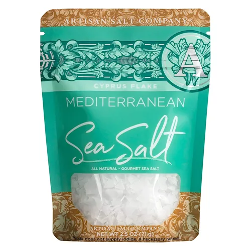 Vista 14 de SaltWorks Trufa negra natural, bolsa de cristales blancos y piezas de trufa marrón, sal marina, 3.5 onzas