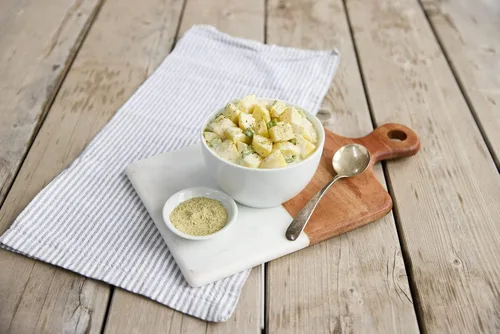Vista 5 de Watkins Gourmet - Tarro de Especias Orgánicas, Condimento para Ensalada de Papa, Sin Transgénicos, Kosher, Botella de 4.1 oz., Paquete de 1