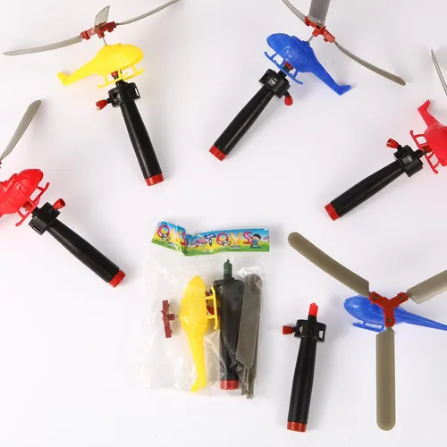 Vista 3 de VETE Paquete de 8 aviones de juguete volador helicóptero para niños pequeños, helicóptero giratorio de 360° juguetes de avión para niños y niñas