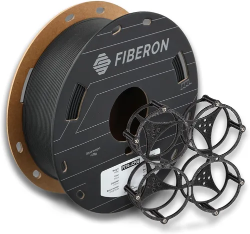 Vista 29 de Polymaker Fiberon ASA-CF08 Filamento ASA de fibra de carbono de 0.07 in 4.370 - 0.07 in Fiberon Asa-cf08 Negro 1.1 lbs (Código hexagonal: #000000)
