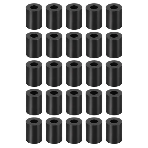 Vista 10 de YOKIVE 300 Pcs Black Round Spacer, Not Threaded Washers with High Insulation Effect, Keep Height Consistent, Great for M3 Screws (ABS, 3.2mmx7mmx2mm)