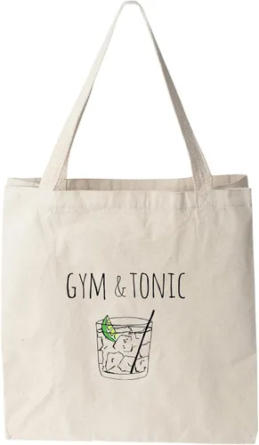 Vista 31 de Moonlight Makers 100% Cotton Canvas, Natural Tote Bag, Full-Color Tote, Funny Design - Beverage