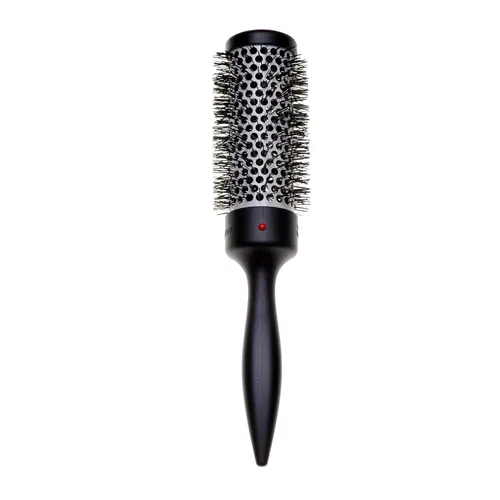 Vista 9 de Denman Thermo Ceramic Hourglass - Cepillo para rizar el cabello, alisar, rizos definidos, volumen y elevación de raíces, color gris
