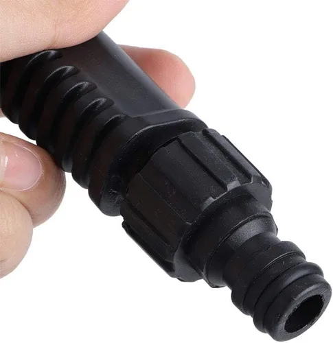Vista 7 de G3/8 DN10 Pulverizador de agua ajustable Pulverizador de agua de alta presión Varita Herramienta de riego de jardín Boquilla de riego de plantas