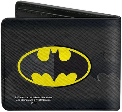 Vista 2 de Buckle-Down Unisex-Adults Bifold Wallet Batman