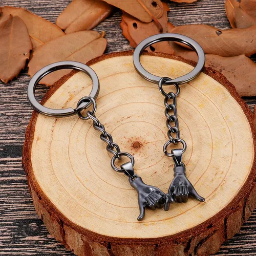 Vista 4 de Pinky Promise - Regalos para parejas, regalos a juego para parejas, regalos para novio, novia, regalos de 1 año, aniversario, cumpleaños, para novio