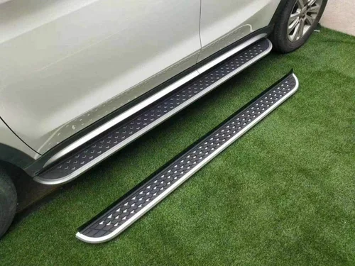 Vista 2 de 2 piezas para Nissan Pathfinder 2022 2023 Estribo lateral fijo Nerf Bar