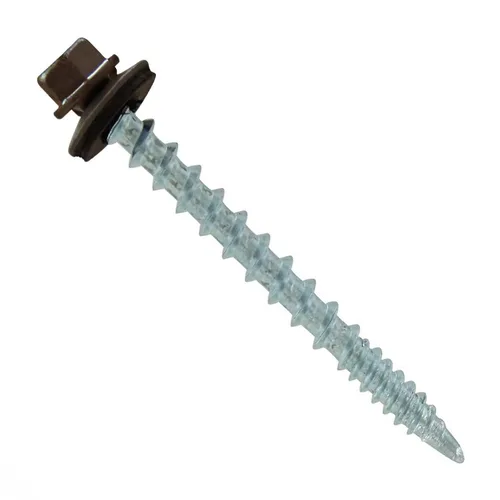 Vista 71 de Fasteners Plus ST Fastening Kwikseal Woodbinder Tornillos de Metal a Madera #10 X 1 Burgundy con Arandela de Goma EPDM, 250 Unidades - Diseñados