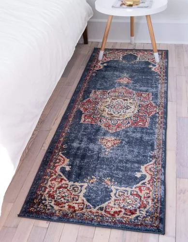 Vista 17 de Único Loom - Alfombra de la colección Utopia con estampado botánico vintage, tonos cálidos