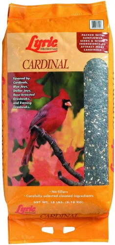 Vista 10 de Lyric Cardinal - Semillas de aves silvestres para comederos exteriores – Mezcla de semillas de girasol y cártamo prémium para cardenales, picos