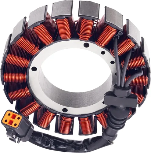 Vista 3 de AHL Bobina de estator 30017-07 compatible con Harley Davidson Dyna, Softail, FLSTF, FLSTC, FXST Modelos 2007
