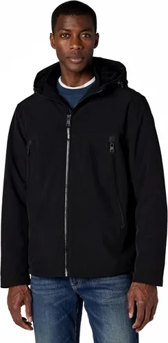 Vista 10 de Calvin Klein Abrigos de invierno para hombre - Chaqueta softshell con capucha forrada de sherpa