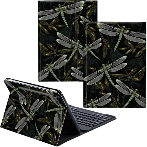 Vista 49 de Para Samsung Galaxy Tab S6 Lite Funda 2022/2020 Teclado Inalámbrico Desmontable Y Cubierta De Soporte De Cuero PU Funda Protectora Para Samsung