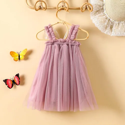 Vista 2 de Vestido de Halloween para bebés y niñas pequeñas, vestido de tutú de hada, disfraz de princesa, disfraz de princesa, 6M-4T