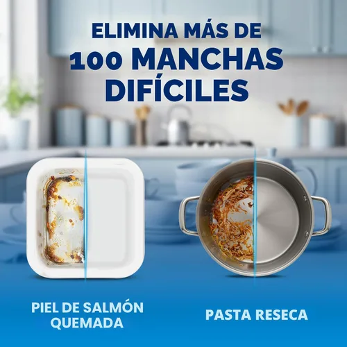 Vista 9 de Finish Ultimate Infinity Shine - Cápsulas para lavavajillas, detergente sin necesidad de pre-enjuague, elimina manchas quemadas, con Protector