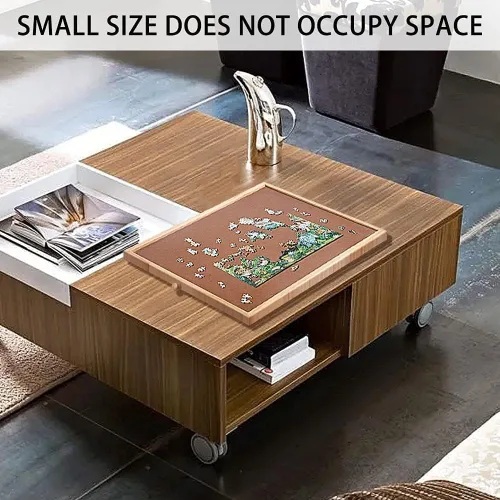 Vista 3 de Tablero compacto de rompecabezas de 100 piezas de 17.3 x 13.3 pulgadas, adecuado para rompecabezas de hasta 16 x 12 pulgadas, mesa personal