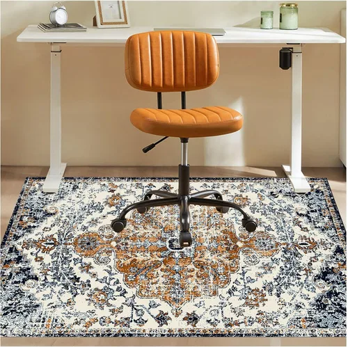 Vista 13 de Tapete para silla de oficina para piso de madera dura, 36"x48" tapete antideslizante para silla de escritorio para pisos duros, alfombra