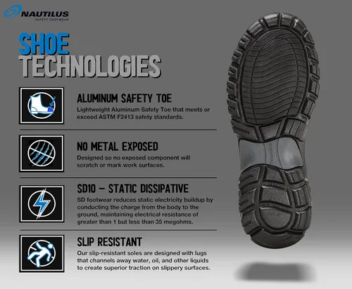 Vista 6 de Men's Stratus Industrial Shoe