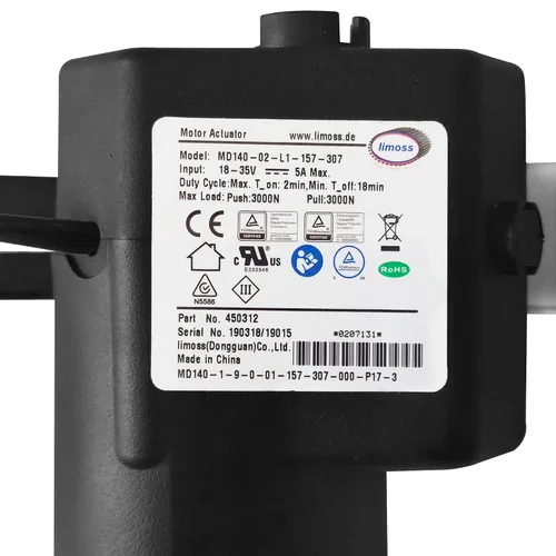 Vista 3 de Frassie Elevador reclinable eléctrico Motor Limoss 450312 Actuador