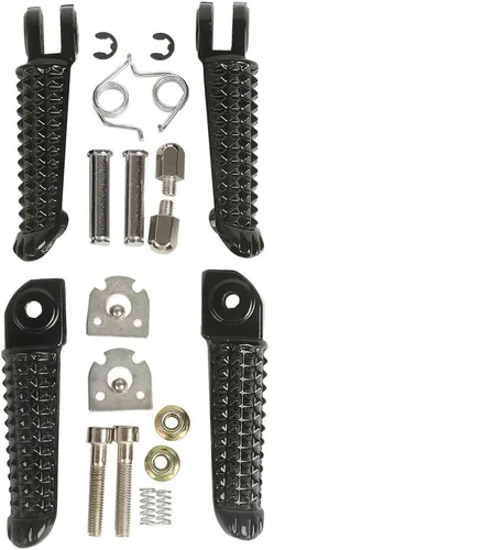 Vista 2 de TCT-MOTORPARTS Estriberas delanteras y traseras para Yamaha YZF R1 YZFR1 1998-2025 R6 2003-2020