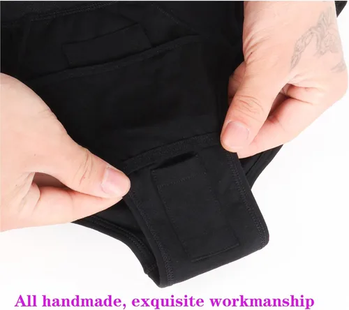 Vista 5 de hxfivver Correa en la ropa interior del arnés, arnés de strapon Boxer Strapless Strap on Panties Strap-on Harness Pant