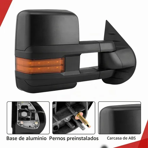 Vista 7 de YITAMOTOR Espejo de remolque compatible con Chevy Silverado GMC Sierra 2007