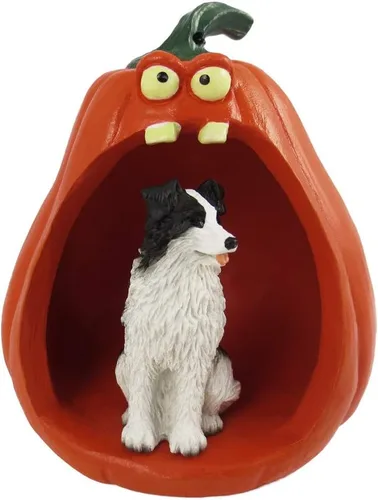 Vista 155 de Conversation Concepts Figura de Corgi galés de Halloween y calabaza Welsh Corgi Pembroke