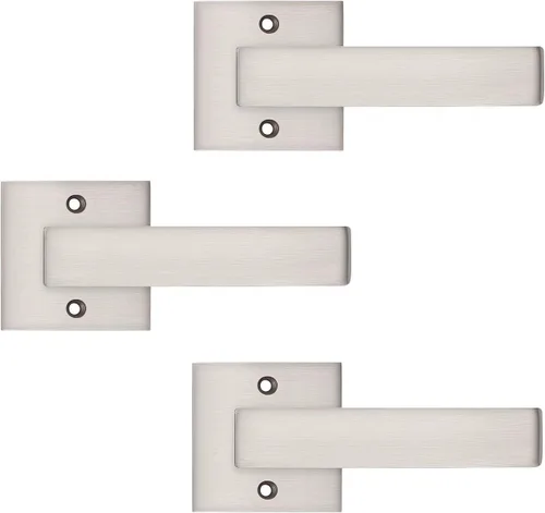 Vista 31 de Probrico - 1 manija inactiva dorada para puerta, moderna, para armario, resistente, para interior, sin giro, reversible para lado derecho e izquierdo