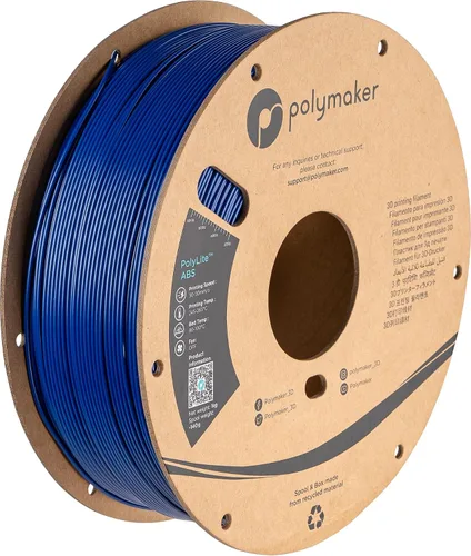Vista 20 de Polymaker Filamento ABS Pro para impresora 3D de 0.069 pulgadas, color negro, ABS de grado de ingeniería de 2.2 lbs con alta resistencia al calor