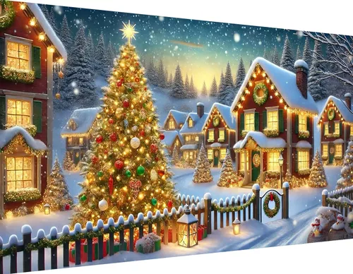 Vista 5 de ijbnhd Castillo de pintura de diamante 5D, kits de pintura de diamantes grandes para adultos, cielo estrellado de bricolaje, taladro completo