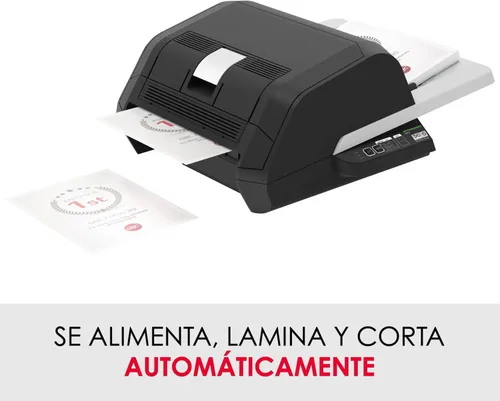Vista 3 de GBC Foton 30 Laminador automático sin bolsa, 9.6 x 22.7 x 18.8 pulgadas, cartucho de película de arranque incluido (FOTON30120NA)