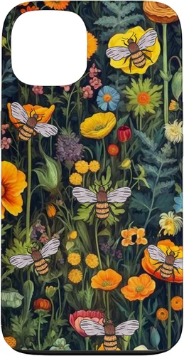 Vista 7 de Bees and Wildflowers Funda para iPhone 17