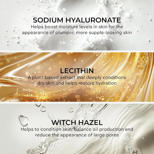 Vista 3 de COSMEDIX Skin Thirst - Hidratante de ácido hialurónico para el cuidado diario de la piel, loción facial hidratante, minimizador de poros