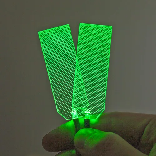 Vista 13 de Kit de bricolaje para cosplay con luz LED acrílica, kit de luces para casco RGB superhéroe para hombres y niños, azul