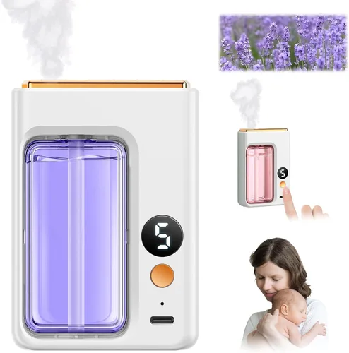 Vista 10 de Difusor automático de aromaterapia, difusor de aceite esencial para el hogar, versión digital del difusor de aroma, difusor de aroma reemplazable