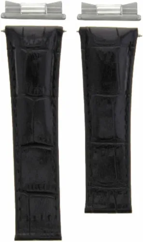 Vista 2 de Ewatchparts 20mm Leather Watch Band Strap Compatible With All Rolex Datejust Model Watch With End Pieces
