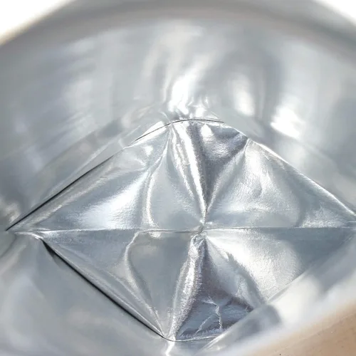 Vista 5 de Bolsas de café con cierre de cremallera de papel kraft natural, alta barrera con válvula unidireccional y cremallera resellable, 8 onzas